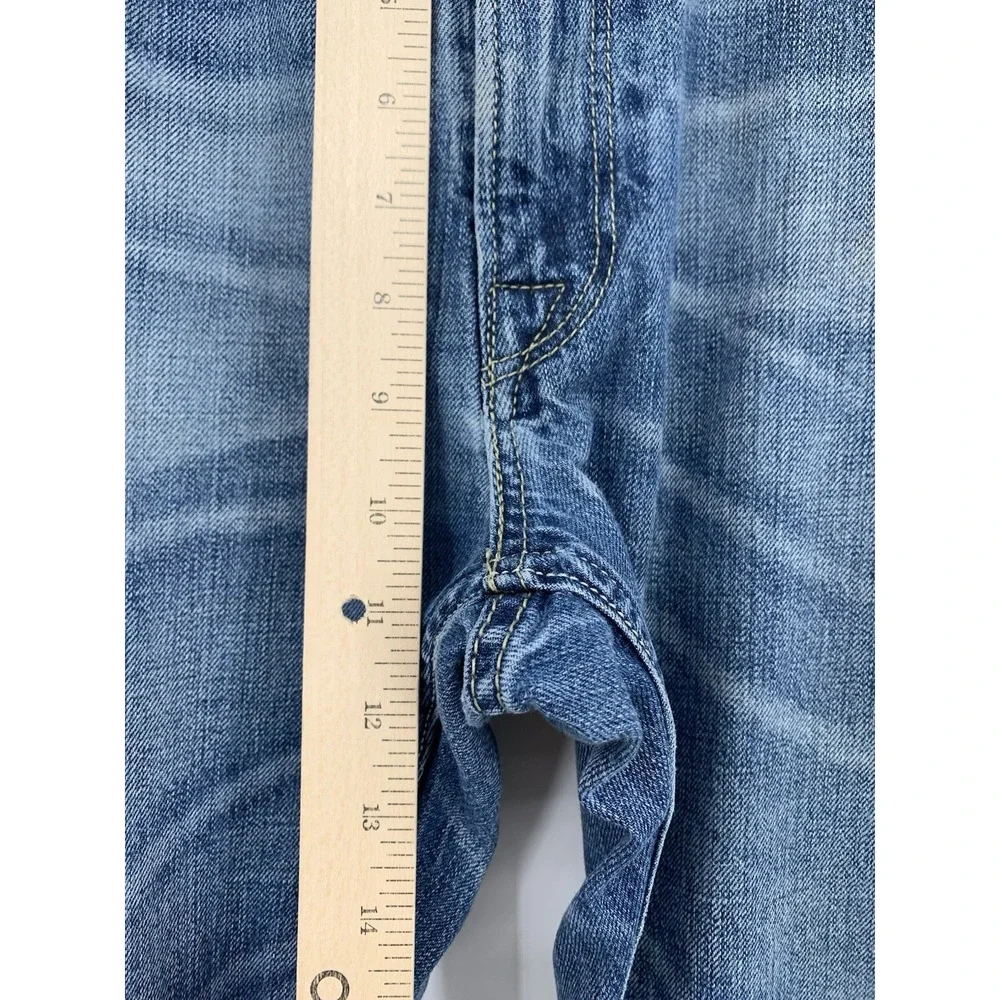 Levis 514 Jeans Men 38x30‎ Blue Straight Fade Medium Wash American Denim Pants